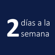 2 días a la semana cuota (SEMESTRAL)